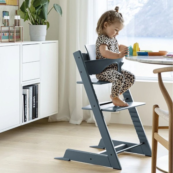Фото - Стульчик для кормления классический Stokke Tripp Trapp Fjord Blue (100138)