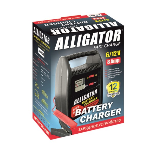 Фото - Пускозарядний пристрій ALLIGATOR 8А 6-12V (AC804)