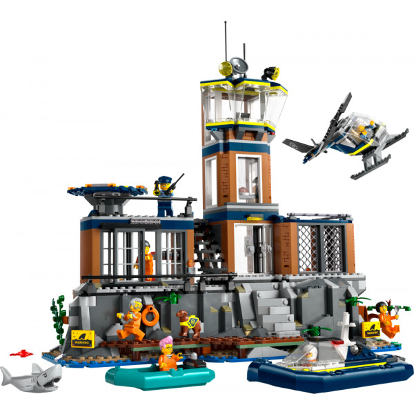 Фото - Конструктор LEGO City Полицейский остров-тюрьма (60419)