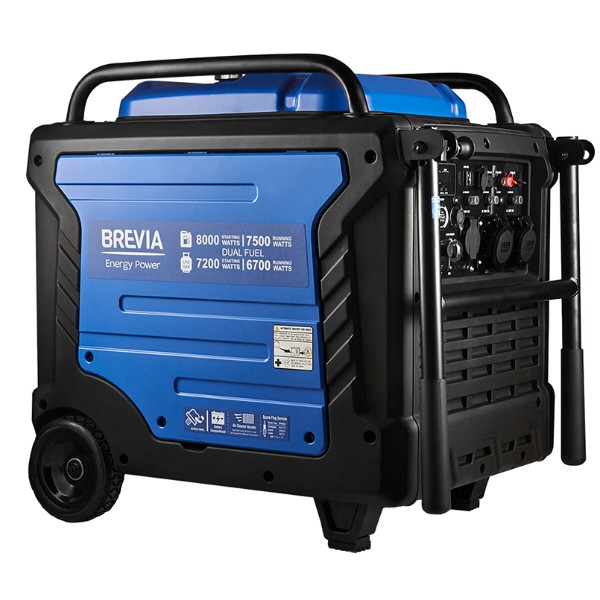 Фото - Генератор двопаливний Brevia 6,5 кВт DUAL FUEL (GP6500iESG)