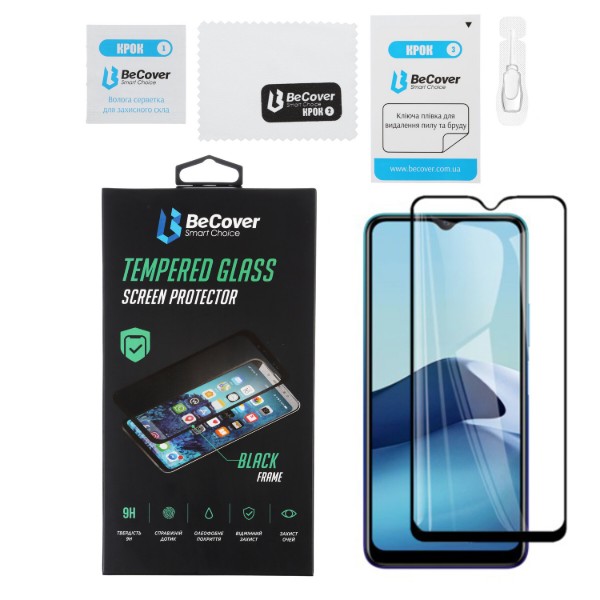 Фото - Защитное стекло для смартфона BeCover Vivo Y20 Black (706485)