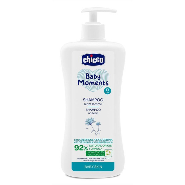 Фото - Шампунь для дітей Chicco Без Сліз Baby Moments 500 мл (10585.00)