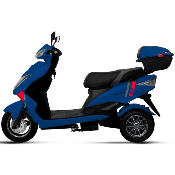Фото - Електроскутер Forte HAWK MAXI + 2 кут. кріплення + пласт. номер (149839)