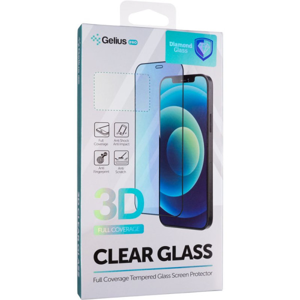 Фото - Защитное стекло для смартфона Gelius Pro 3D Diamond for iPhone 17 Air Black (101995)