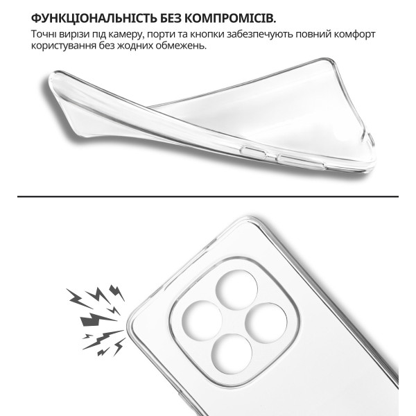 Фото - Чехол для смартфона BeCover for Xiaomi Redmi Note 15 Pro Plus 5G Transparancy (714977)