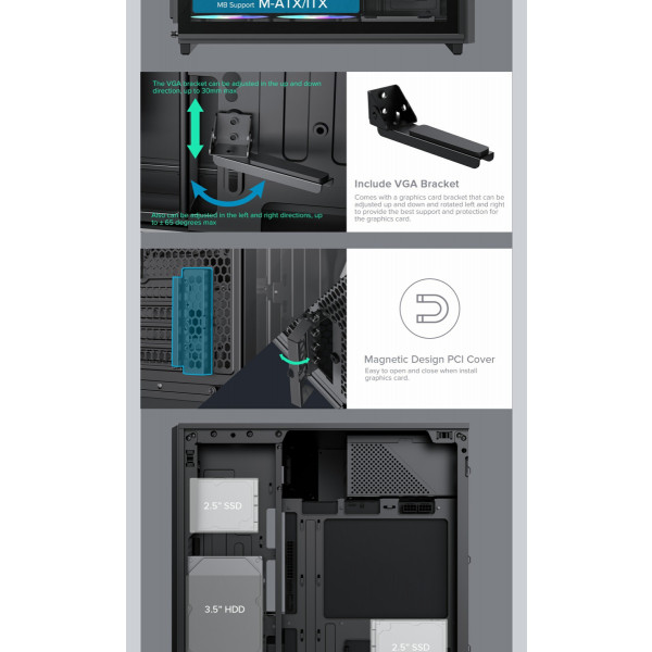Фото - Корпус Gamemax F36 BK