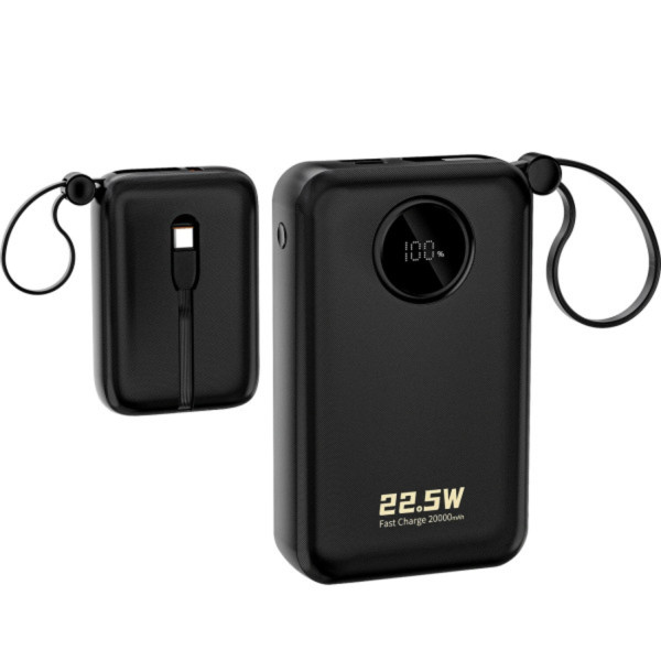 Фото - Батарея мобильная Dudao 20000mAh K14+ 22.5W Black (6977196680016)