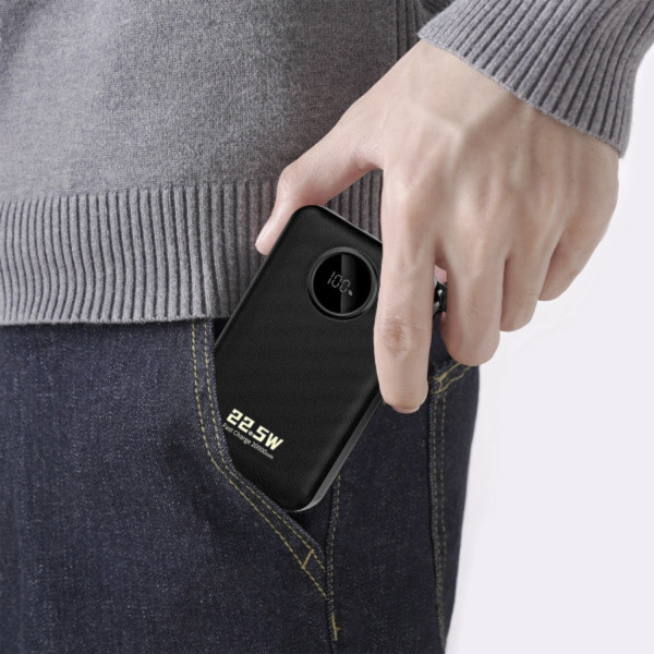 Фото - Батарея мобильная Dudao 20000mAh K14+ 22.5W Black (6977196680016)