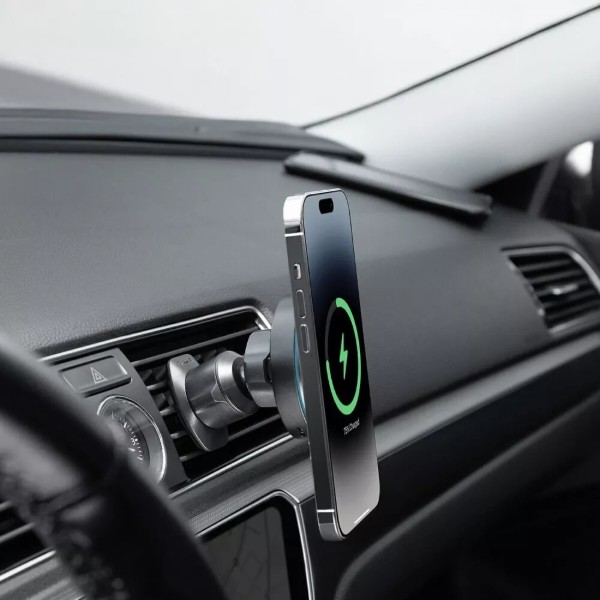 Фото - Автодержатель с беспроводной зарядкой Proove Light Circle 15W