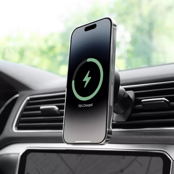 Фото - Автодержатель с беспроводной зарядкой Proove Light Circle 15W