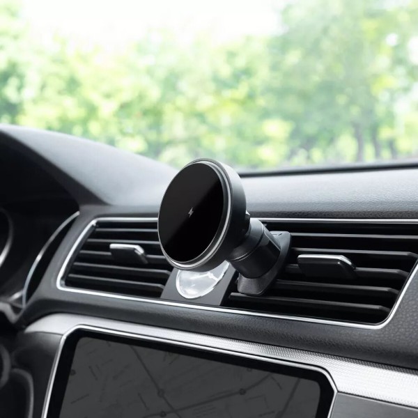 Фото - Автодержатель с беспроводной зарядкой Proove Light Circle 15W