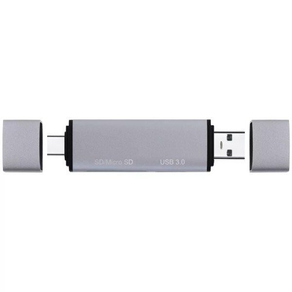 Фото - Кардридер Proove Arc Link 3 in 1 (USB3.0 + SD Card + Micro SD Card) Silver (HBAL00210014)