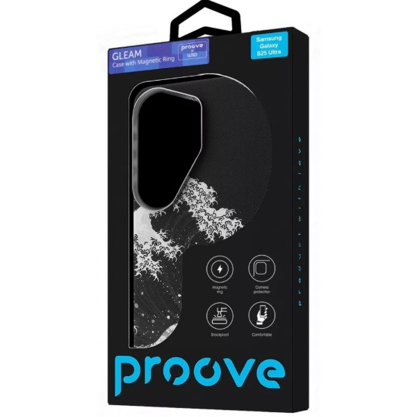 Фото - Чохол для смартфону Proove Gleam Case with Magnetic Ring Samsung Galaxy S25 Ultra gray sunset (70948)