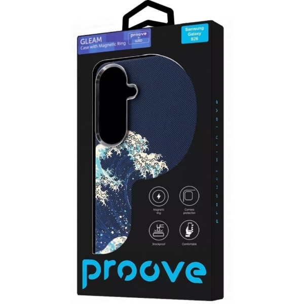 Фото - Чехол для смартфона Proove Gleam Case with Magnetic Ring Samsung Galaxy S26 silver storm (70949)