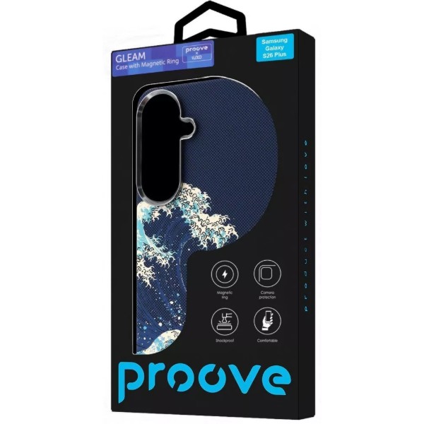 Фото - Чохол для смартфону Proove Gleam Case with Magnetic Ring Samsung Galaxy S26 Plus pink sunset (70950)