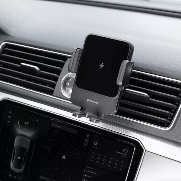 Фото - Автодержатель с беспроводной зарядкой Proove Sonic 15W