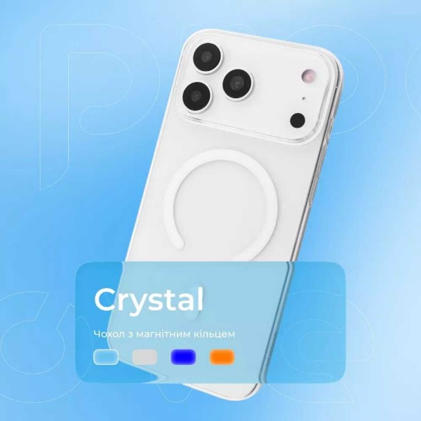 Фото - Чехол для смартфона Proove Crystal Case with Magnetic Ring iPhone 14 brilliance (PCCCIP140059)