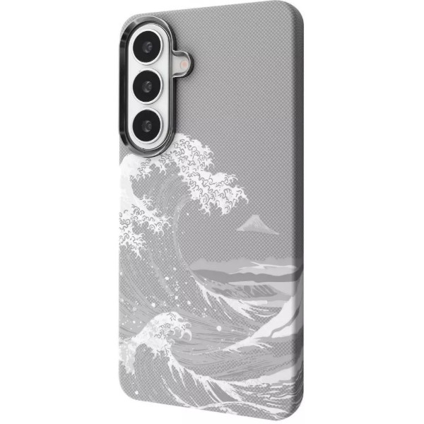 Фото - Чехол для смартфона Proove Gleam Case with Magnetic Ring Samsung Galaxy S26 Plus white waves (70950)