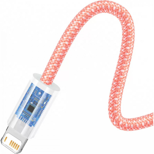Фото - Кабель синхронізації даних Baseus Dynamic Series Fast Charging Data Cable USB to iP 2.4A 1m Orange (CALD000407)
