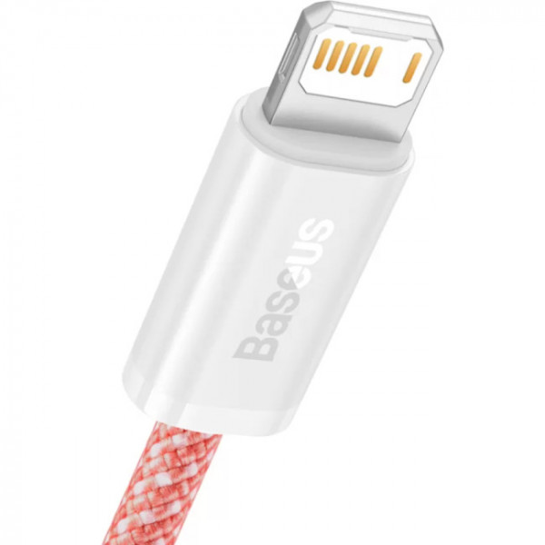 Фото - Кабель синхронізації даних Baseus Dynamic Series Fast Charging Data Cable USB to iP 2.4A 1m Orange (CALD000407)