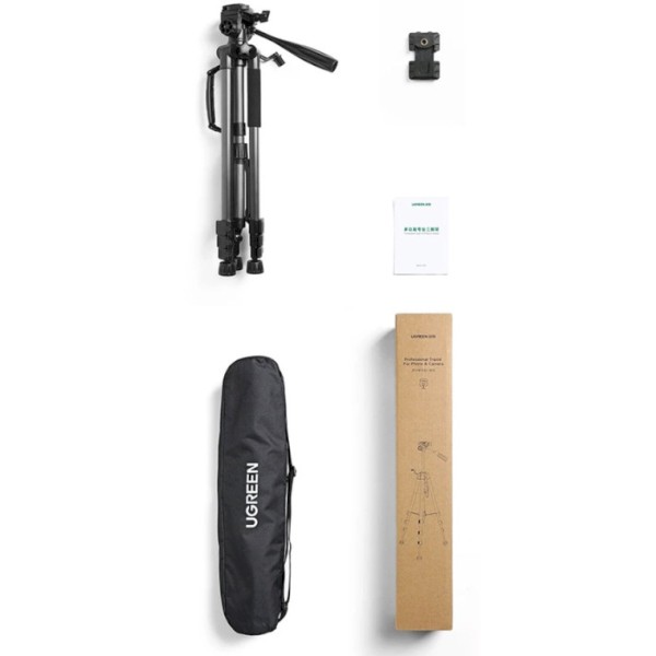 Фото - Штатив UGREEN LP661 Professional Tripod for Phone & Camera (15187)