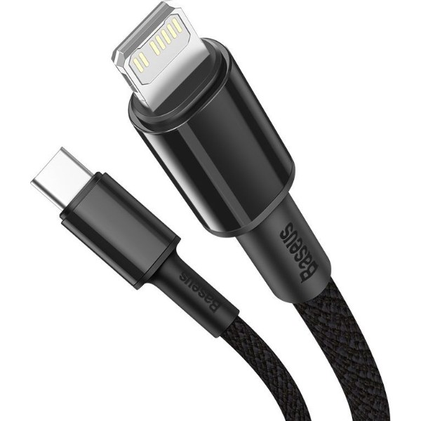 Фото - Кабель Baseus Type-C to Lightning 20W 2m Black (CATLGD-A01)