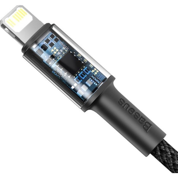 Фото - Кабель Baseus Type-C to Lightning 20W 2m Black (CATLGD-A01)