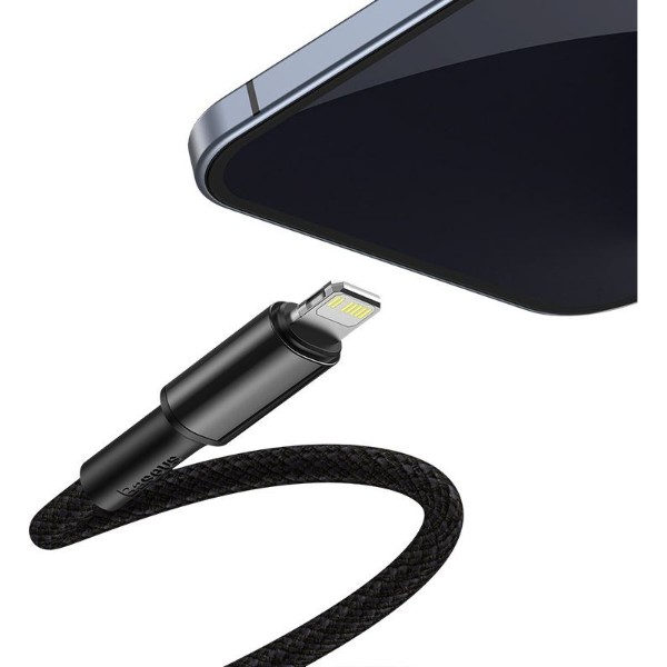 Фото - Кабель Baseus Type-C to Lightning 20W 2m Black (CATLGD-A01)