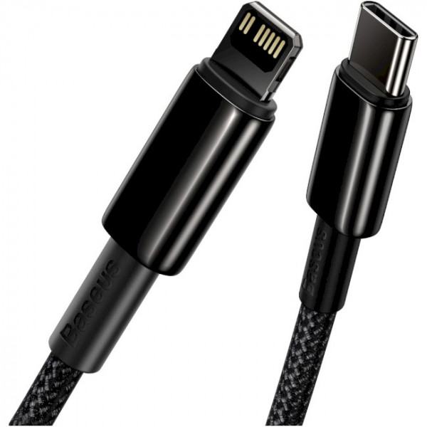 Фото - Кабель Baseus Type-C to Lightning PD 20W 2m Black (CATLWJ-A01)