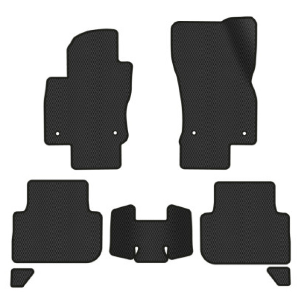 Фото - Коврики из экокожи в салон авто EVAtech ECO для Tiguan (Mk 2) Volkswagen 2016-2020 2 поколение SUV EU VW31492CJ7AV4BBB