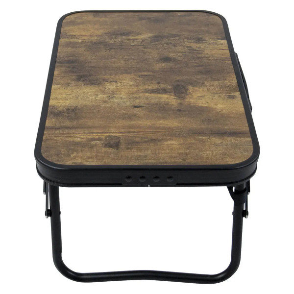 Фото - Складаний стіл Bo-camp Woodbine Compact 56x34 cm Black/Wood look (1404190)