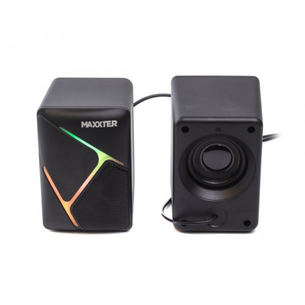 Фото - Комп'ютерна акустика компактна 2.0 Maxxter CSP-U004RGB