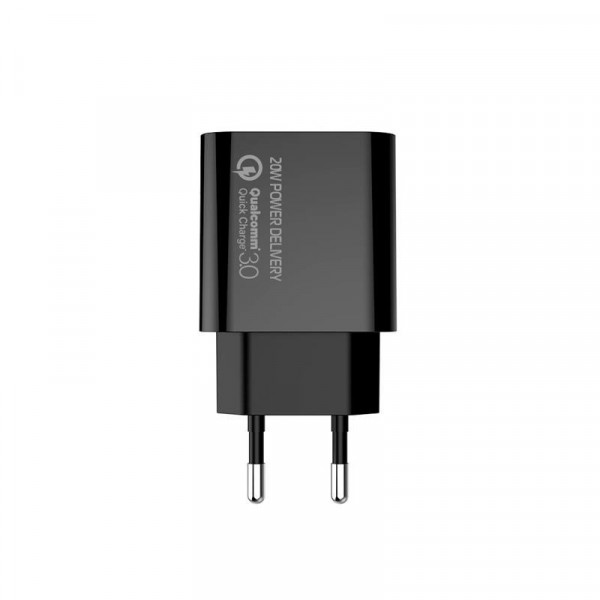 Фото - Мережевий зарядний пристрій Colorway 1USB Type-C PDx3A Black (CW-CHS026PD-BK)