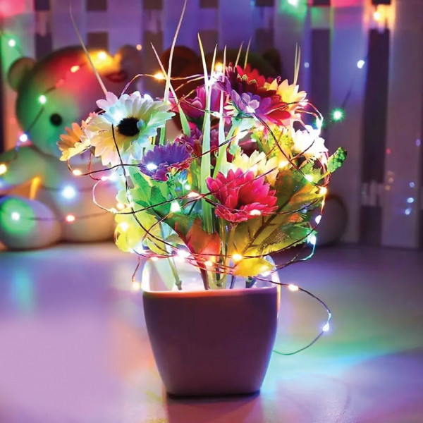 Фото - Гирлянда линейная Colorway LED 100 10м разноцветная USB (CW-G-100L10NUMC)