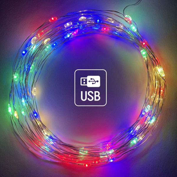 Фото - Гирлянда линейная Colorway LED 50 5м разноцветная USB (CW-G-50L5NUMC)