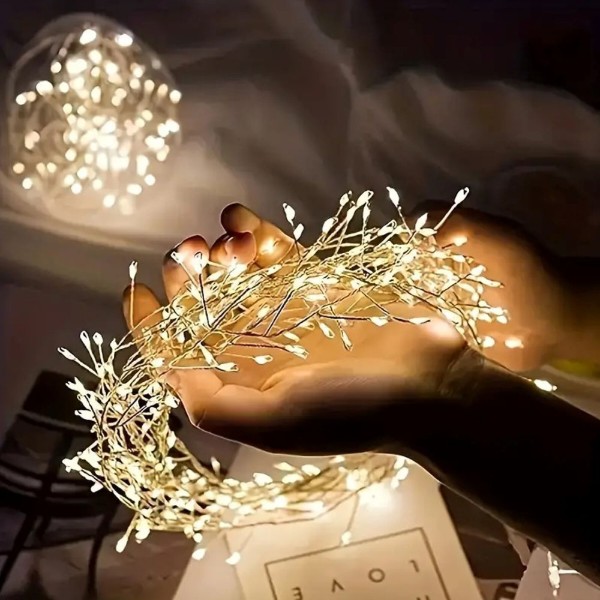 Фото - Мішура-гірлянда Colorway LED 200 6м теплий колір 220V (CW-G-200L6VC)
