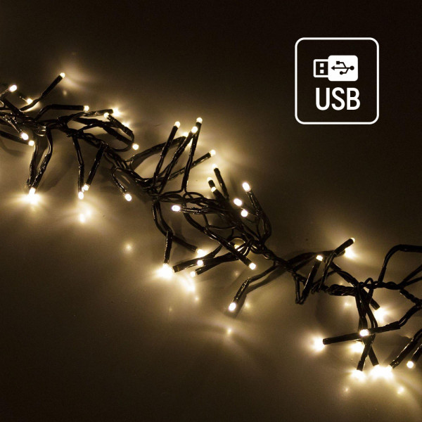 Фото - Мішура-гірлянда Colorway LED 320 10м теплий колір USB (CW-G-320L10U)