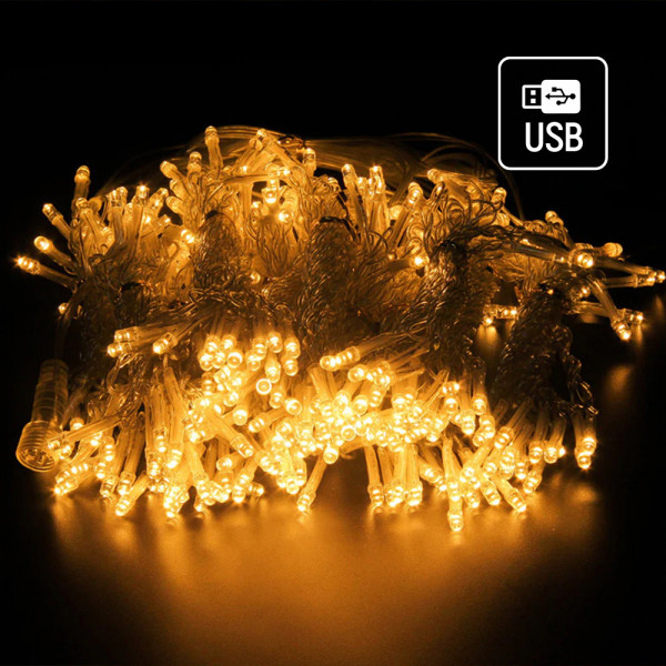 Фото - Гирлянда-штора Colorway 3x2м 240LED теплый цвет USB (CW-GW-240L32U)