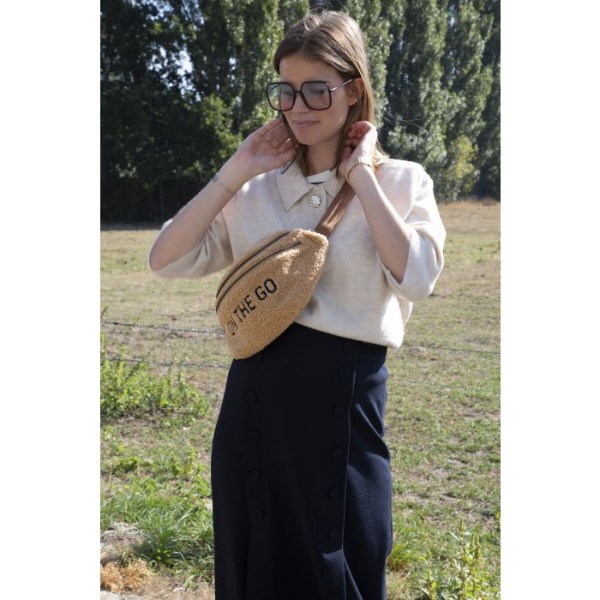Фото - Поясна сумка Childhome Teddy Beige (CWBANAT)