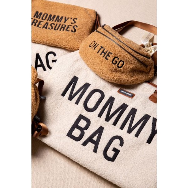 Фото - Поясна сумка Childhome Banana bag - Teddy White (CWBANATW)