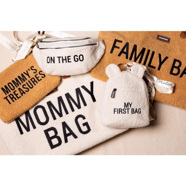 Фото - Поясна сумка Childhome Banana bag - Teddy White (CWBANATW)