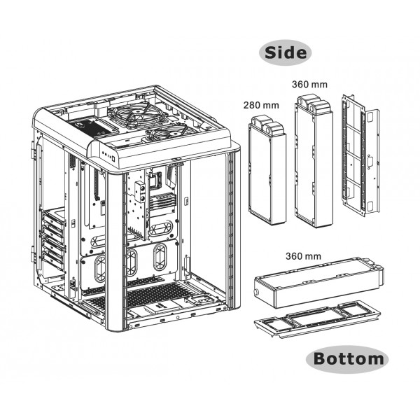 Фото - Корпус Thermaltake Level 20 HT Snow White (CA-1P6-00F6WN-00)