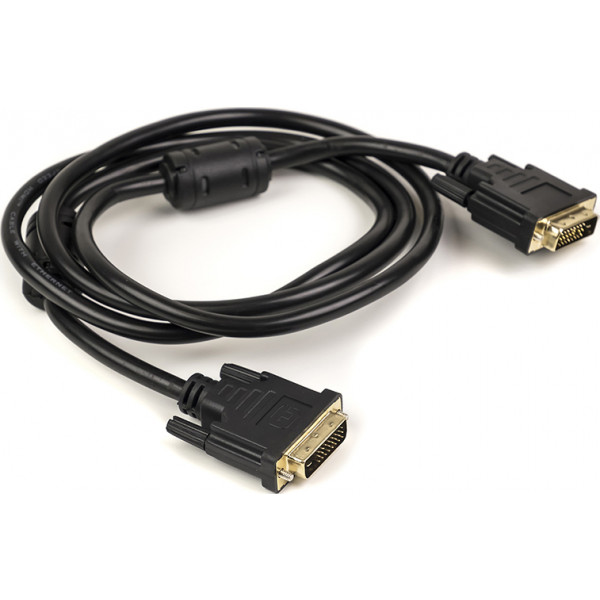 Фото - Кабель PowerPlant DVI-D 24M-24M Double Ferrites 1.5 м Black (CA910854)