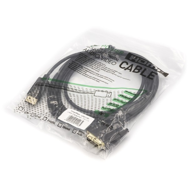 Фото - Кабель PowerPlant DisplayPort - DVI 3m (CA911165)