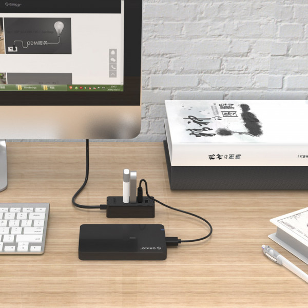 Фото - Хаб USB Orico W5P-U2-030-BK-PRO (CA911424)