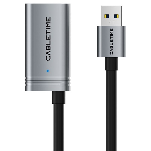 Фото - Кабель USB Type-A - USB Type-A Cabletime USB 3.0 AM - AF, 10m (CA18S)