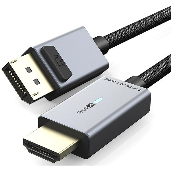 Фото - Кабель HDMI Cabletime DisplayPort (M) - HDMI (M), 4K/30Hz, 1.8m (CD31K)