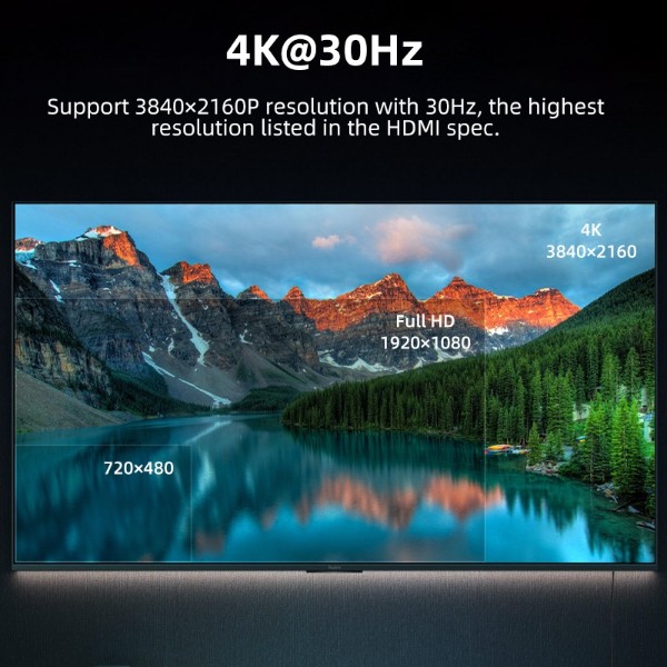Фото - Кабель HDMI Cabletime USB Type-C (M) - HDMI (M), 1.4V, 4K/30Hz, 3m (CC12N)
