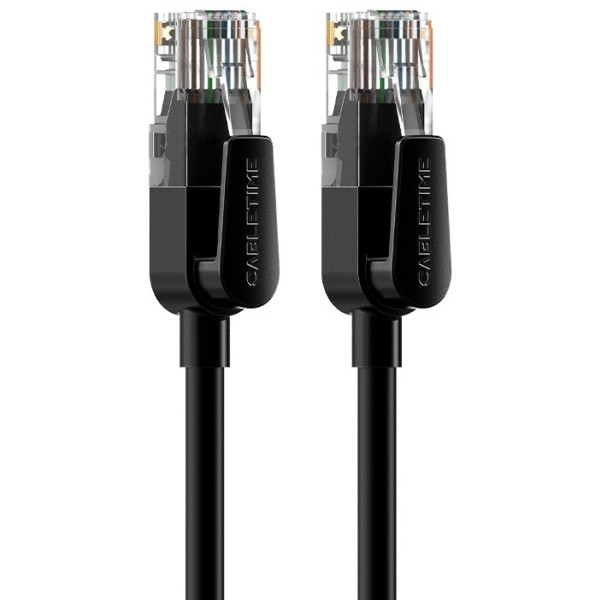 Фото - Кабель патч-корд Cabletime Cat6 UTP 8 м Black (CN60R)