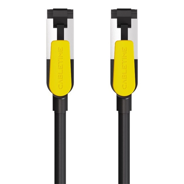 Фото - Кабель патч-корд Cabletime Cat7 FTP 15m Black (CN70T)